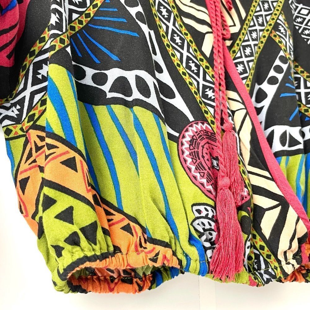Flying Tomato Multicolor Geometric Blouse - Picture 7 of 7